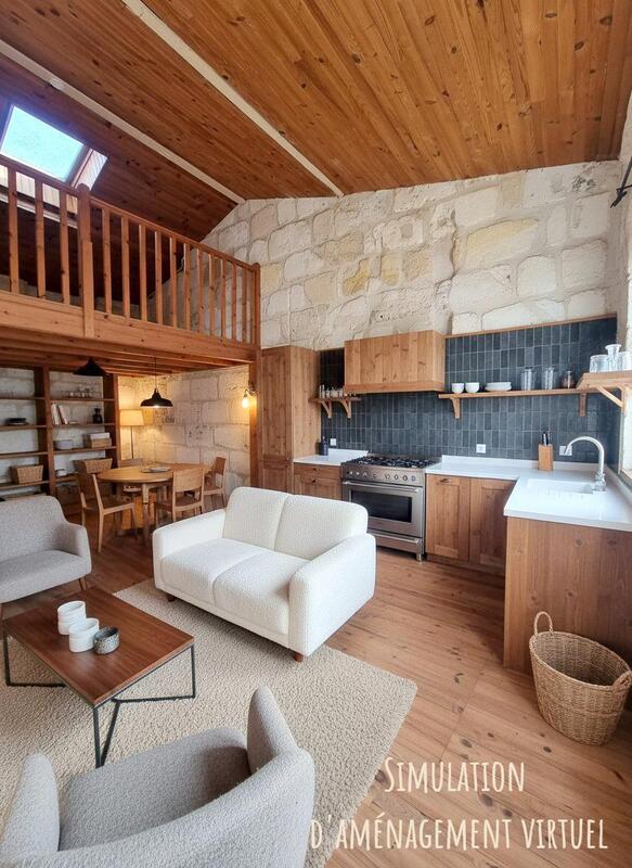 Maison ancienne - 45 m² - 2 pièces