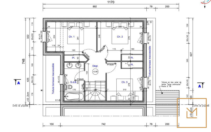 Maison - 89 m² - 5 pièces