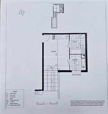 Appartement - 27 m² - 1 pièce