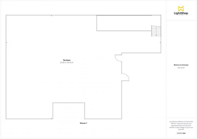 Appartement - 100 m² - 3 pièces