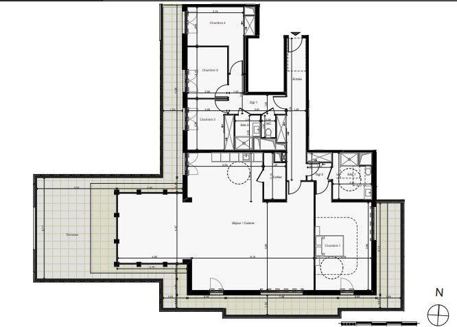 Appartement - 179 m² - 5 pièces