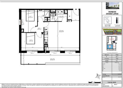 Appartement - 62 m² - 3 pièces