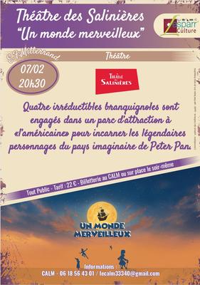 Théâtre :  "Un monde merveilleux"
