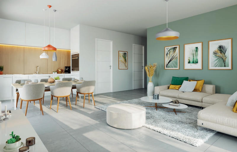 Appartement - 62 m² - 3 pièces