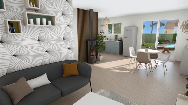 Maison - 76 m² - 4 pièces