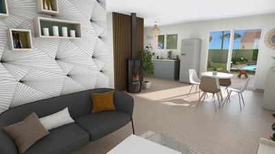 Maison - 76 m² - 4 pièces