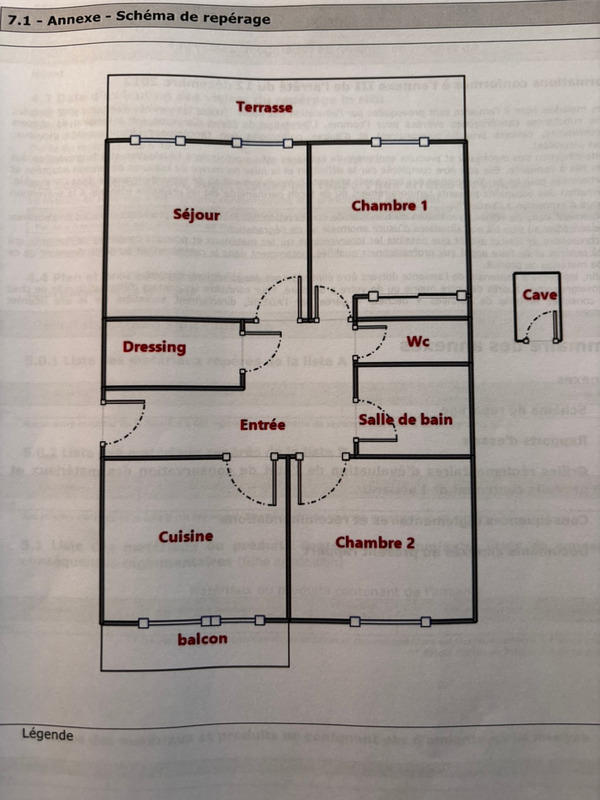 Appartement - 55 m² - 3 pièces