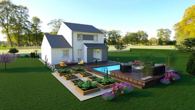 Maison - 100 m² - 6 pièces