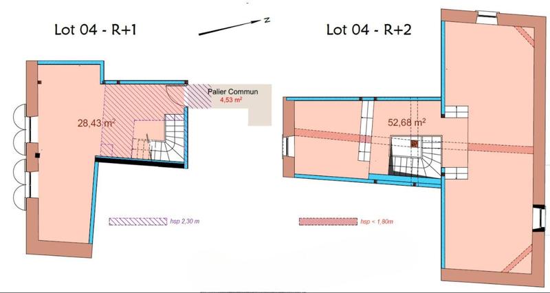Duplex - 81 m² - 3 pièces