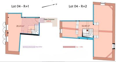 Duplex - 81 m² - 3 pièces