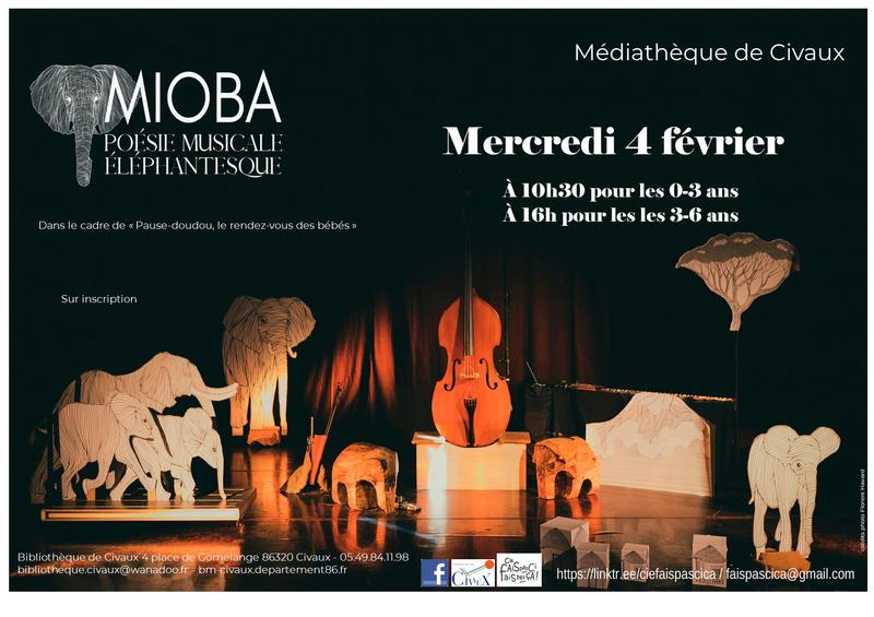 Mioba : spectacle pour les 0-6 ans