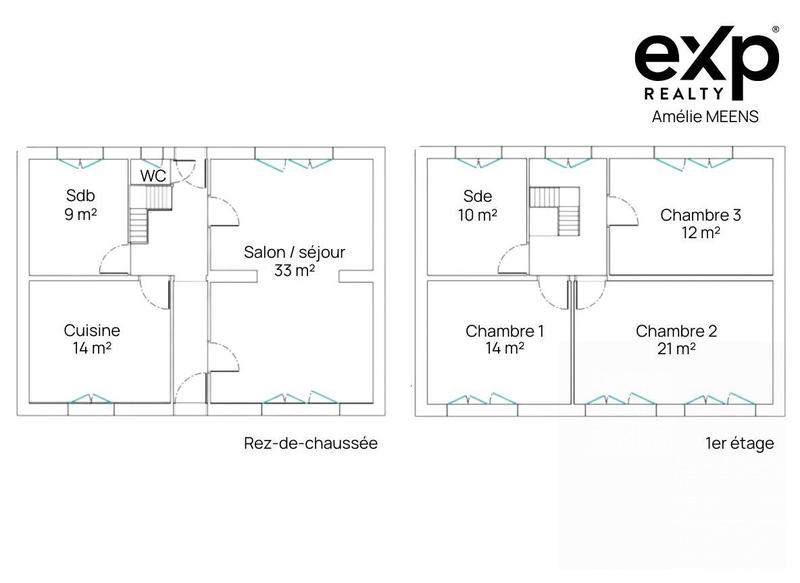Maison - 129 m² - 5 pièces