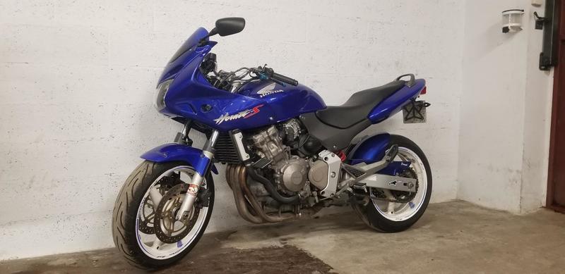 Honda Hornet 600 s honda bleu 0600 678