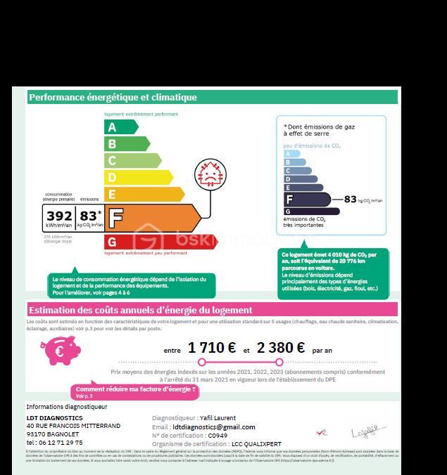 Appartement - 48 m² - 3 pièces