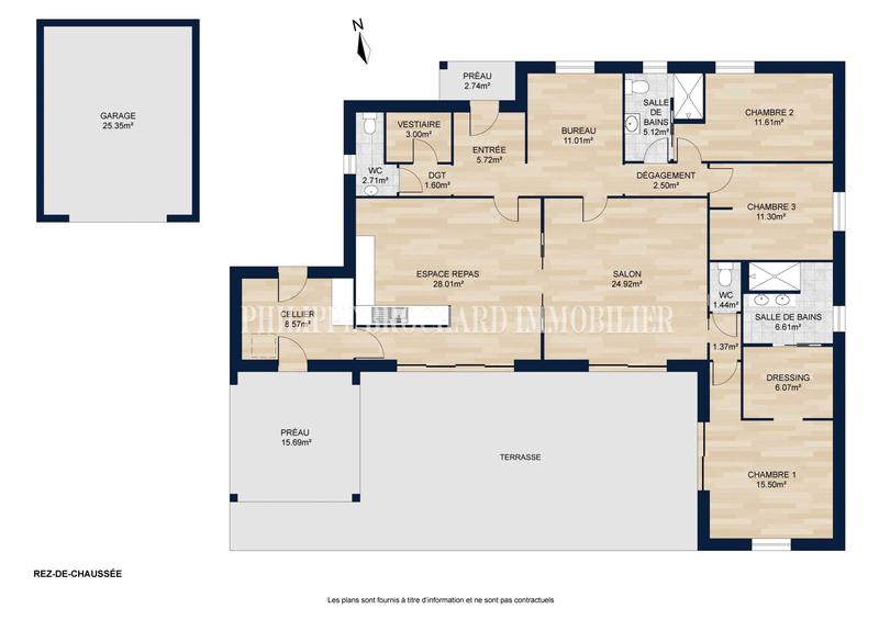 Maison contemporaine - 148 m² - 7 pièces