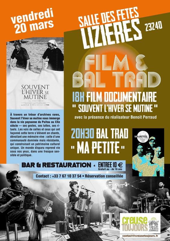 Projection "Souvent l'Hiver se Mutine" et Bal Trad'