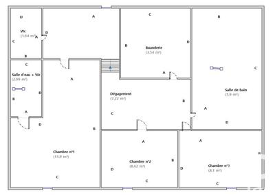 Maison - 102 m² - 4 pièces