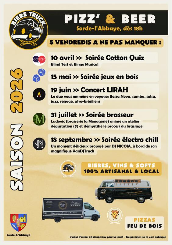 Les Pizz' &amp; Beer du Vendredi : Concert de Lirah