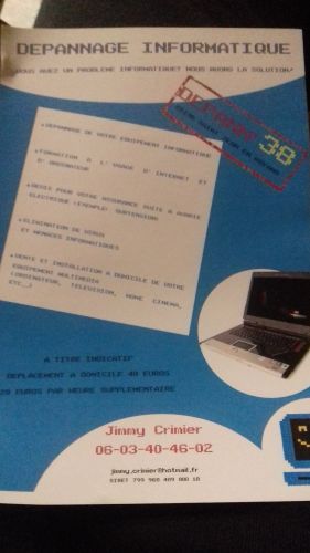 depann'informatique Crimier Jimmy