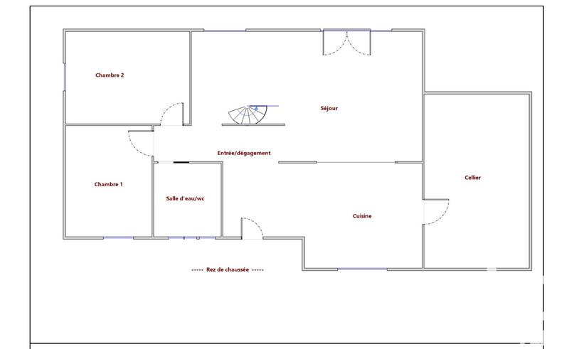 Maison - 88 m² - 6 pièces