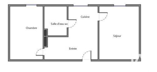 Appartement - 34 m² - 2 pièces