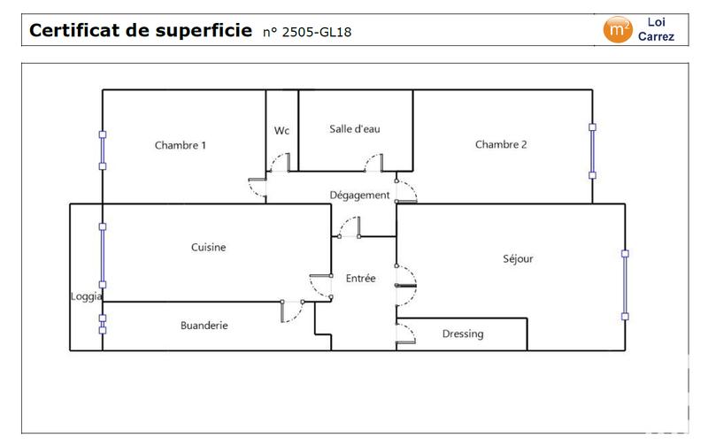 Appartement - 80 m² - 3 pièces