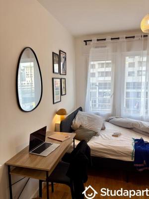 Chambre - 9 m² - 1 pièce