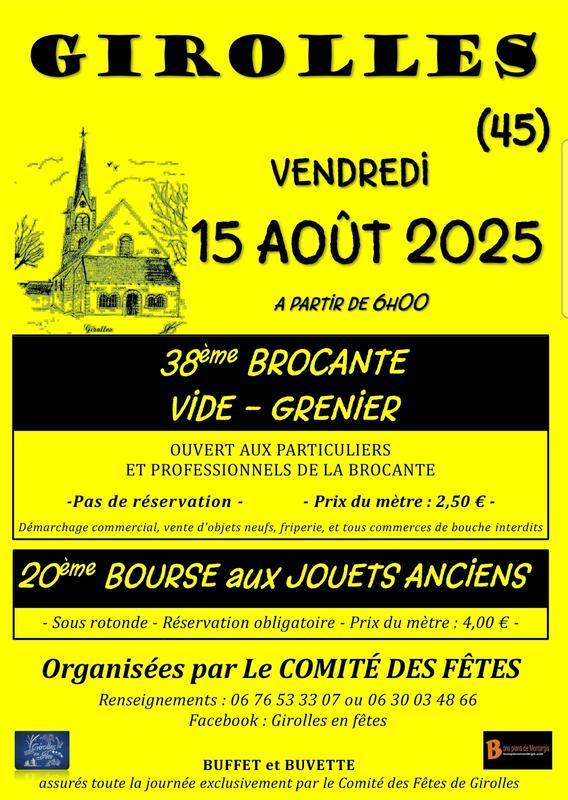 39ème vide grenier et 20eme bourse aux jouets