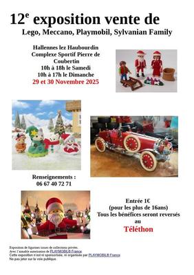 Exposition vente playmobil - légo - meccano - sylvanian