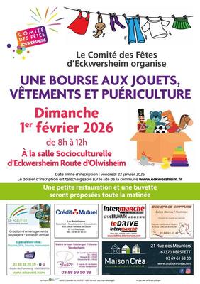Bourse puériculture, vêtements pour enfants et jouets eckwersheim