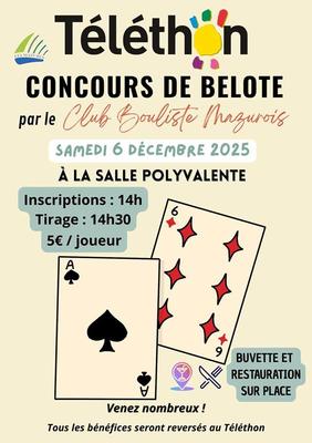 Concours de Belote &quot;Telethon&quot;