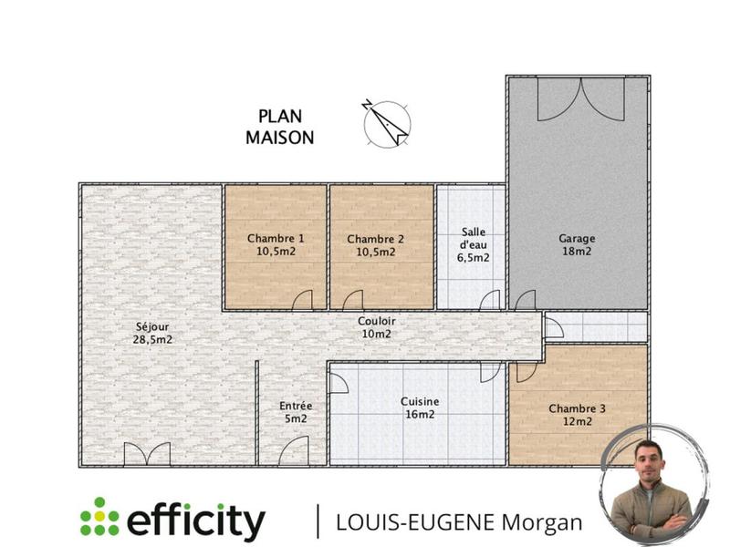 Maison - 99 m² - 5 pièces