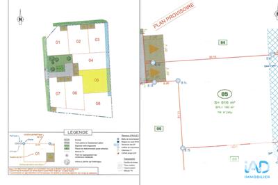 Terrain - 616 m²