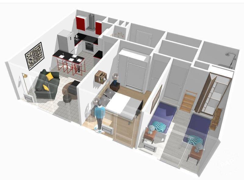 Appartement - 57 m² - 3 pièces