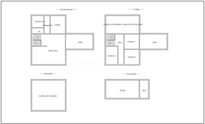 Maison de village - 103 m² - 4 pièces