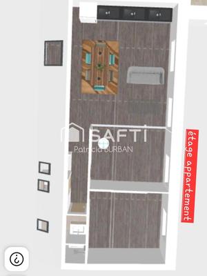 Appartement - 59 m² - 3 pièces