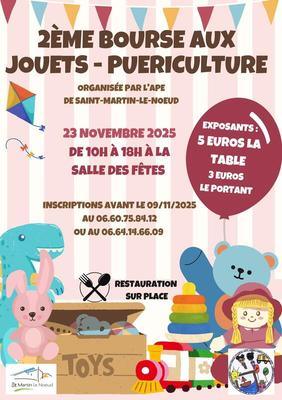 Bourse jouets - puériculture