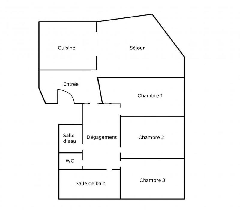Appartement - 100 m² - 4 pièces