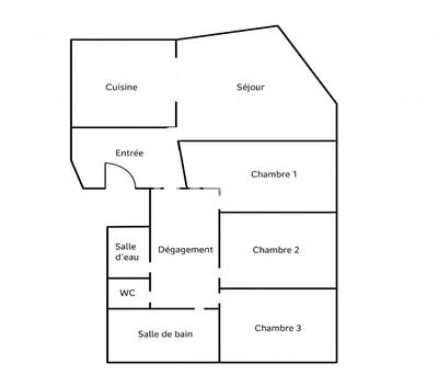 Appartement - 100 m² - 4 pièces