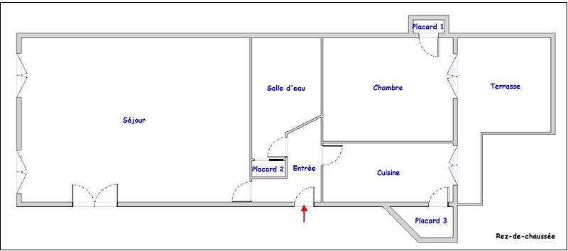 Appartement - 70 m² - 2 pièces