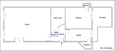 Appartement - 70 m² - 2 pièces