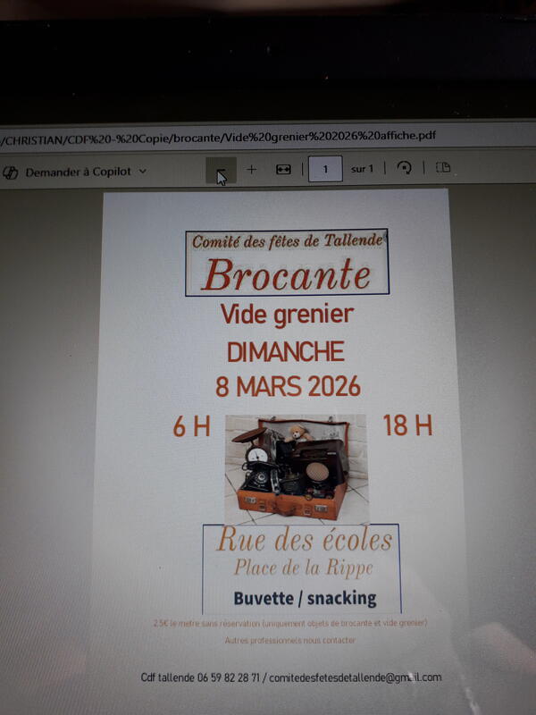 Brocante - vide grenier