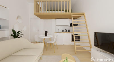 Appartement ancien - 18 m² - 1 pièce