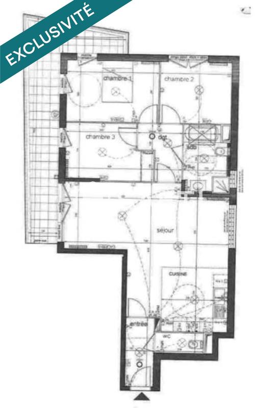 Appartement - 85 m² - 4 pièces