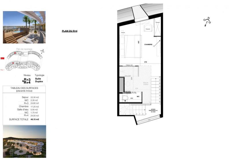 Appartement - 49 m² - 2 pièces