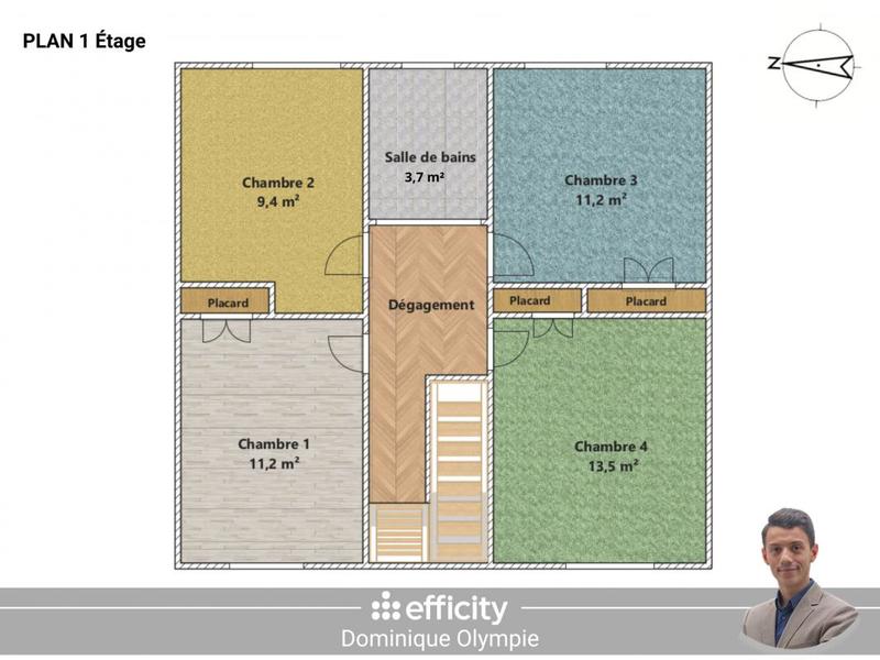 Maison - 103 m² - 6 pièces