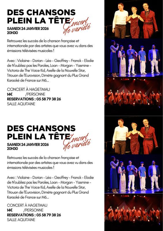 Concert "Des chansons plein la tête"