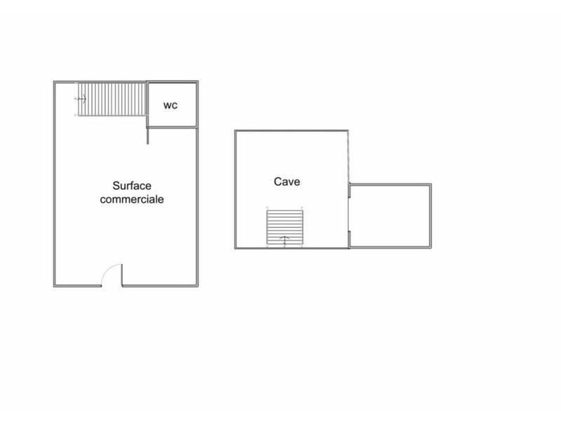 Local commercial - 55 m² - 3 pièces