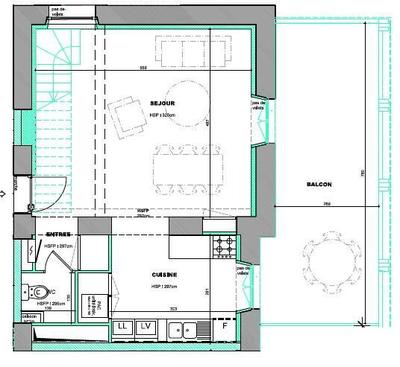 Appartement - 85 m² - 4 pièces