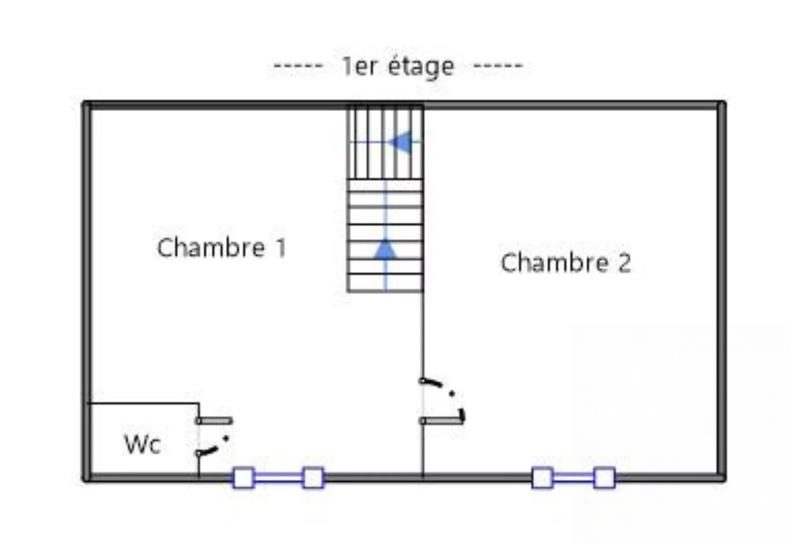 Maison - 77 m² - 3 pièces
